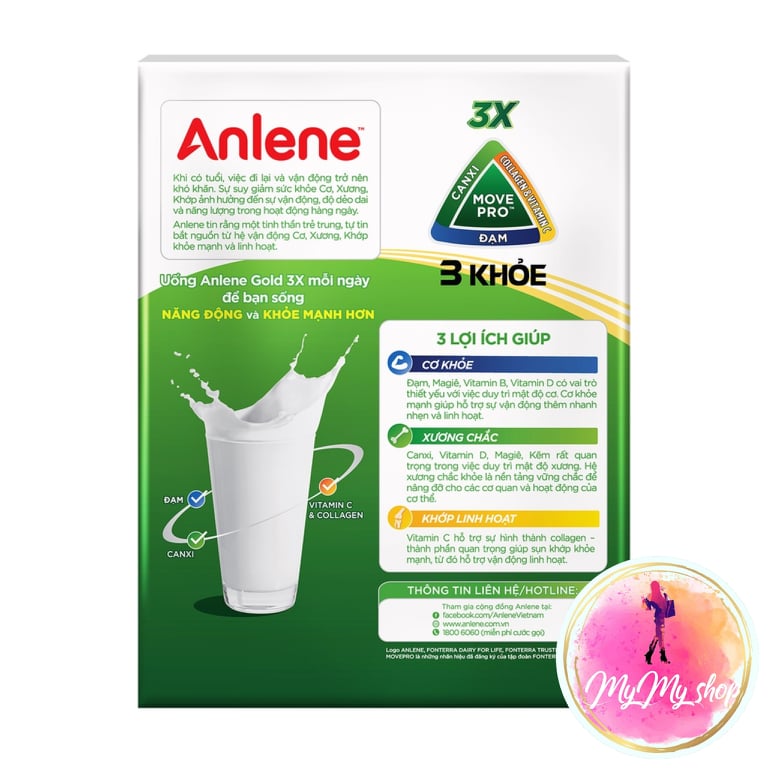 Sữa bột Anlene Gold Movepro (440g)