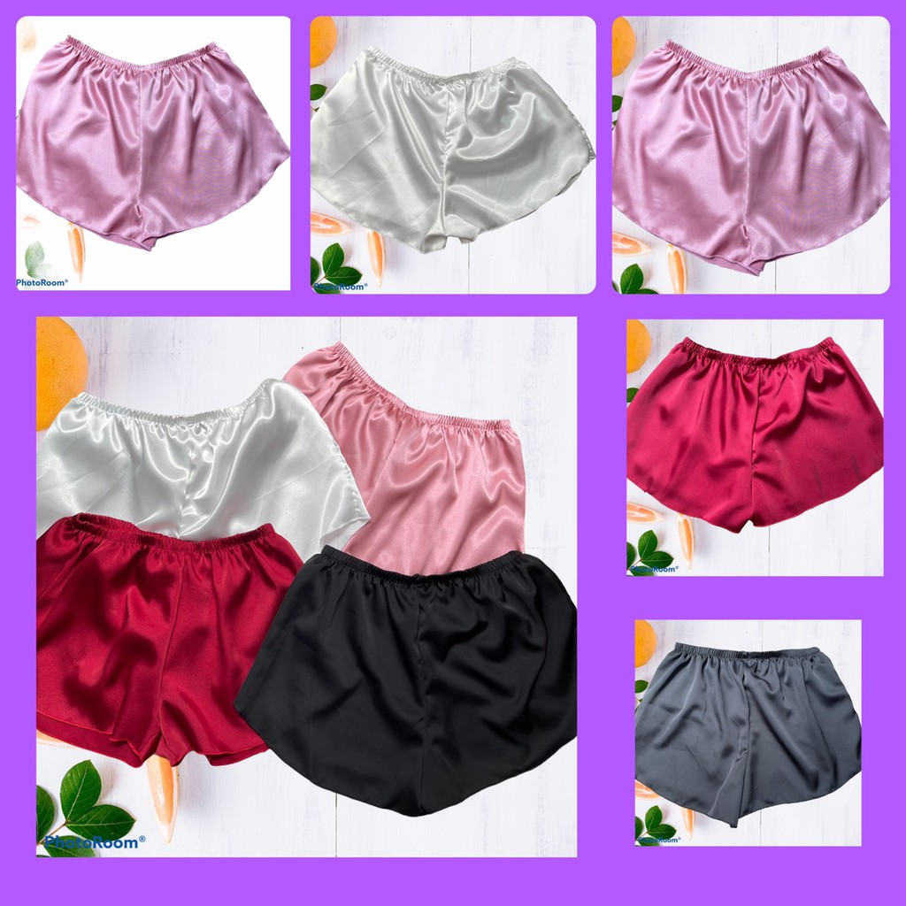 Quần đùi lụa mặc nhà - quần ngủ , mặc trong váy chất lụa mềm mịn Mr.T Ms005 Xưởng May Mr.T