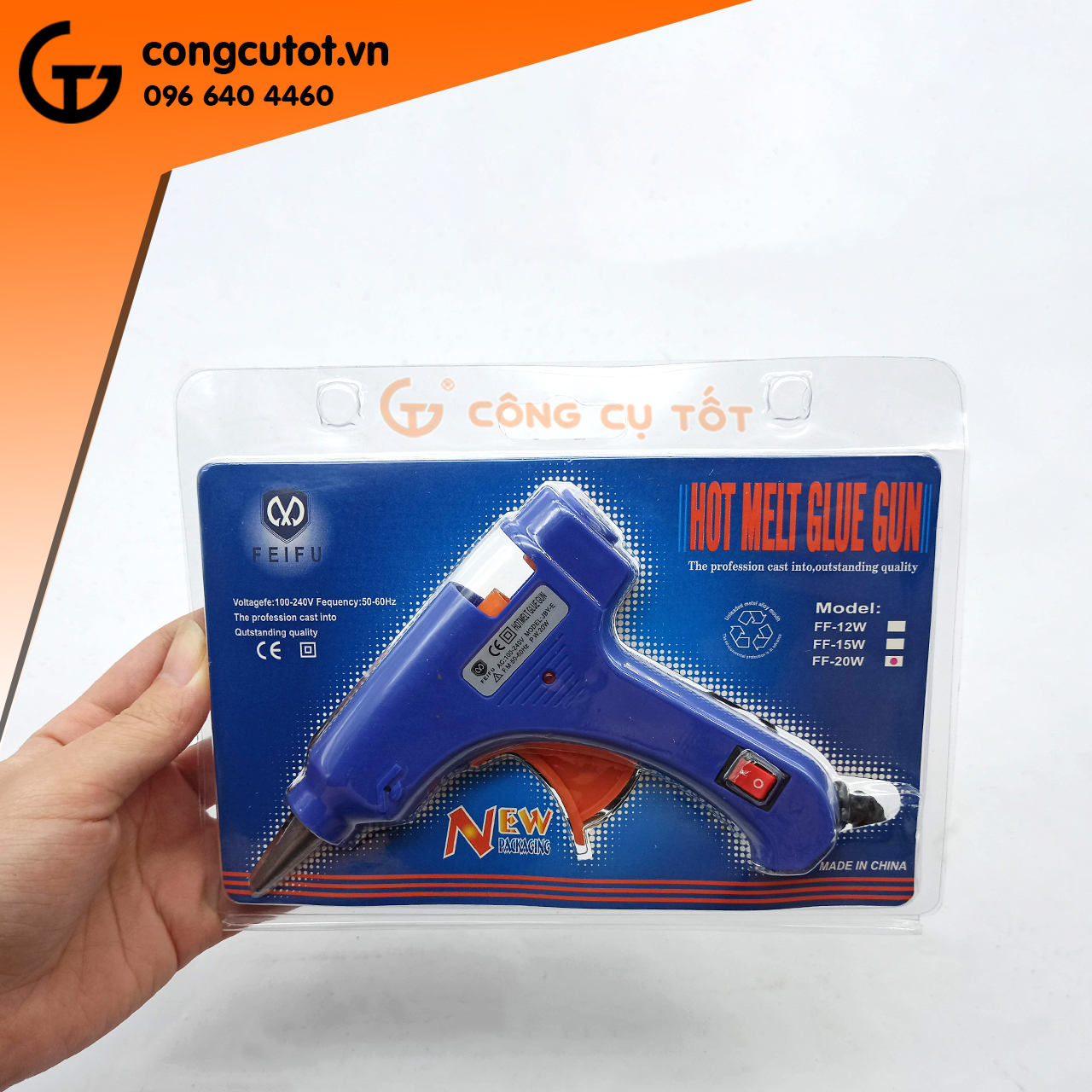 Súng bắn keo nến 20W, 25W