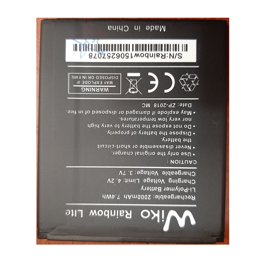 Pin điện thoại Wiko RAINBOW Lite
