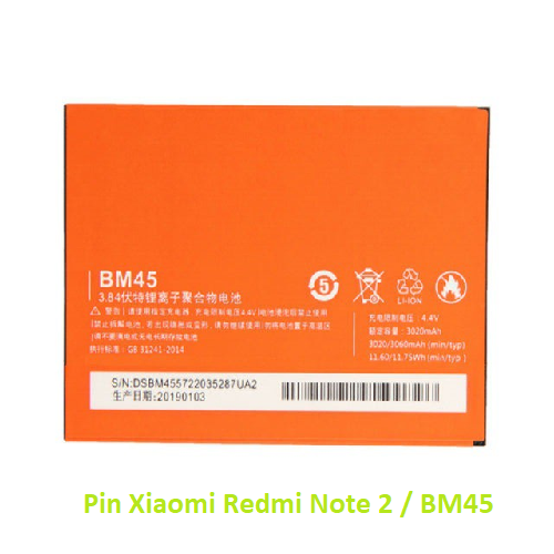 Pin Xiaomi Redmi Note 2 / BM45