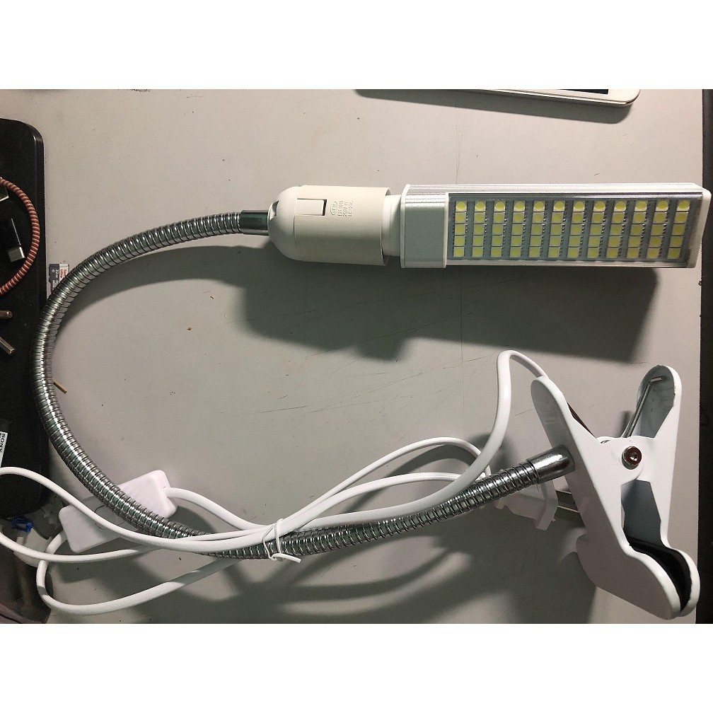 Đèn LED soi bụi siêu sáng 44 bóng (chân kẹp)