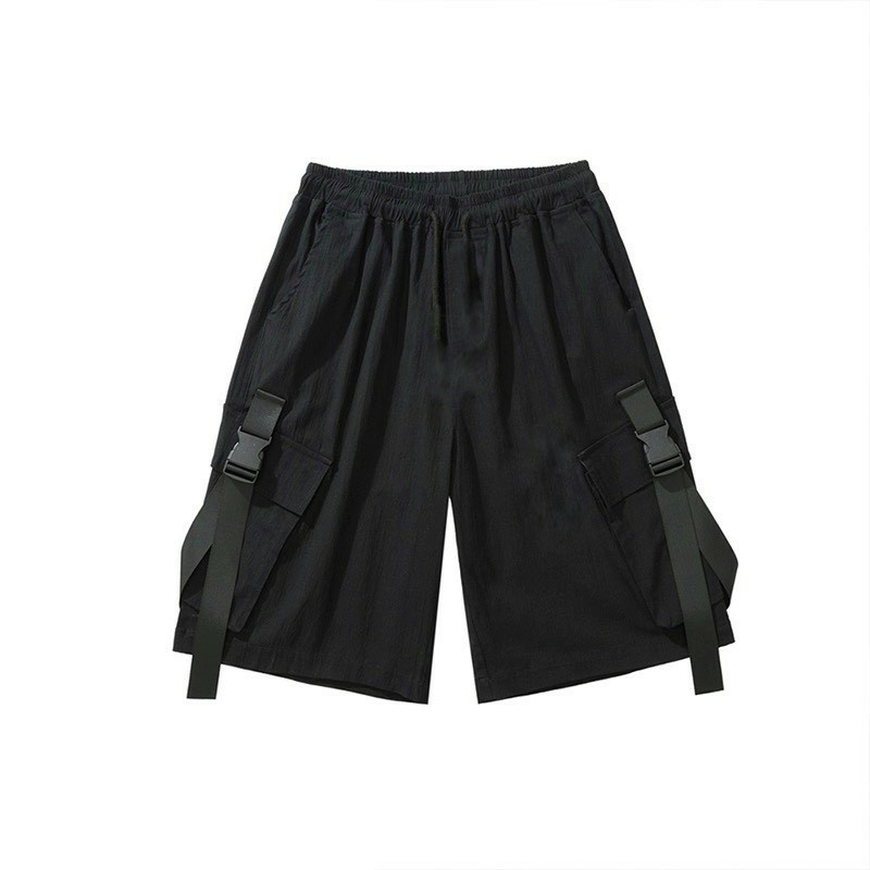 Quần Short Kaki Phối Khóa PACI SHORT Unisex