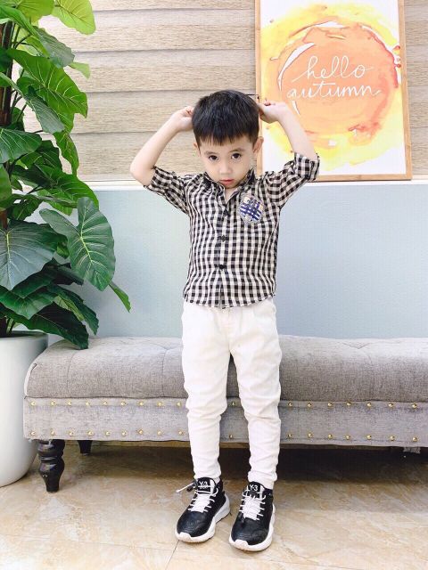Sơ Mi Lụa Cho Bé Trai