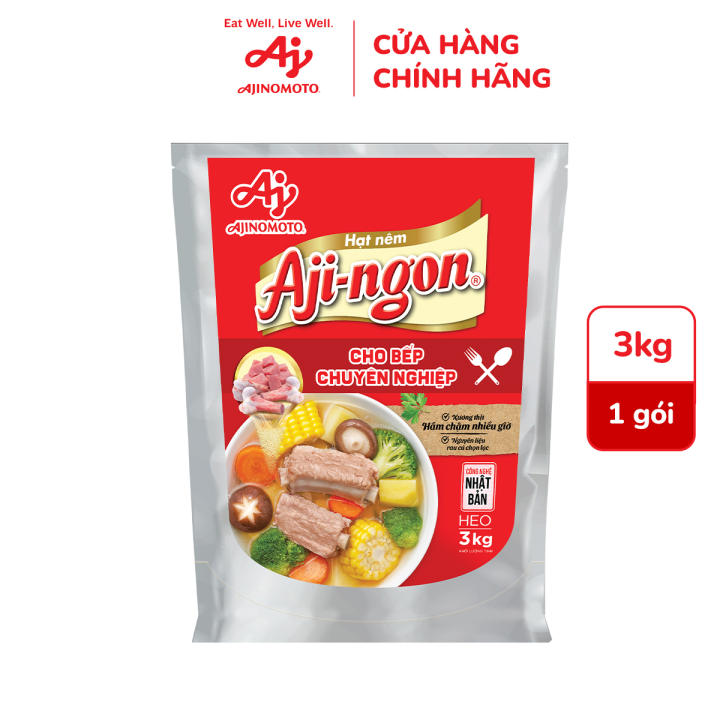 Gói Hạt Nêm Aji-ngon® Heo 3kg/Gói - Hình ảnh 4