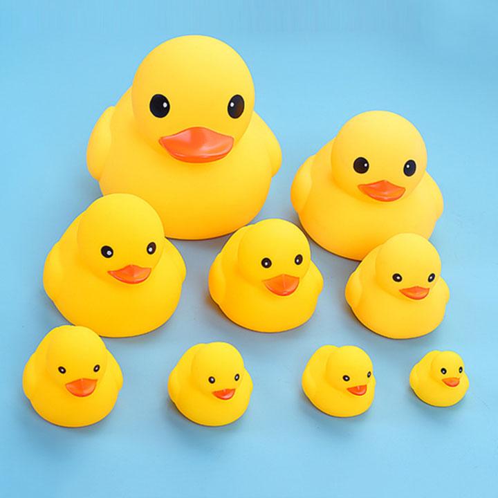 [HOÀN TIỀN 10%]Đồ chơi vịt cao su chút chít 10.5x9cm - Cutepets