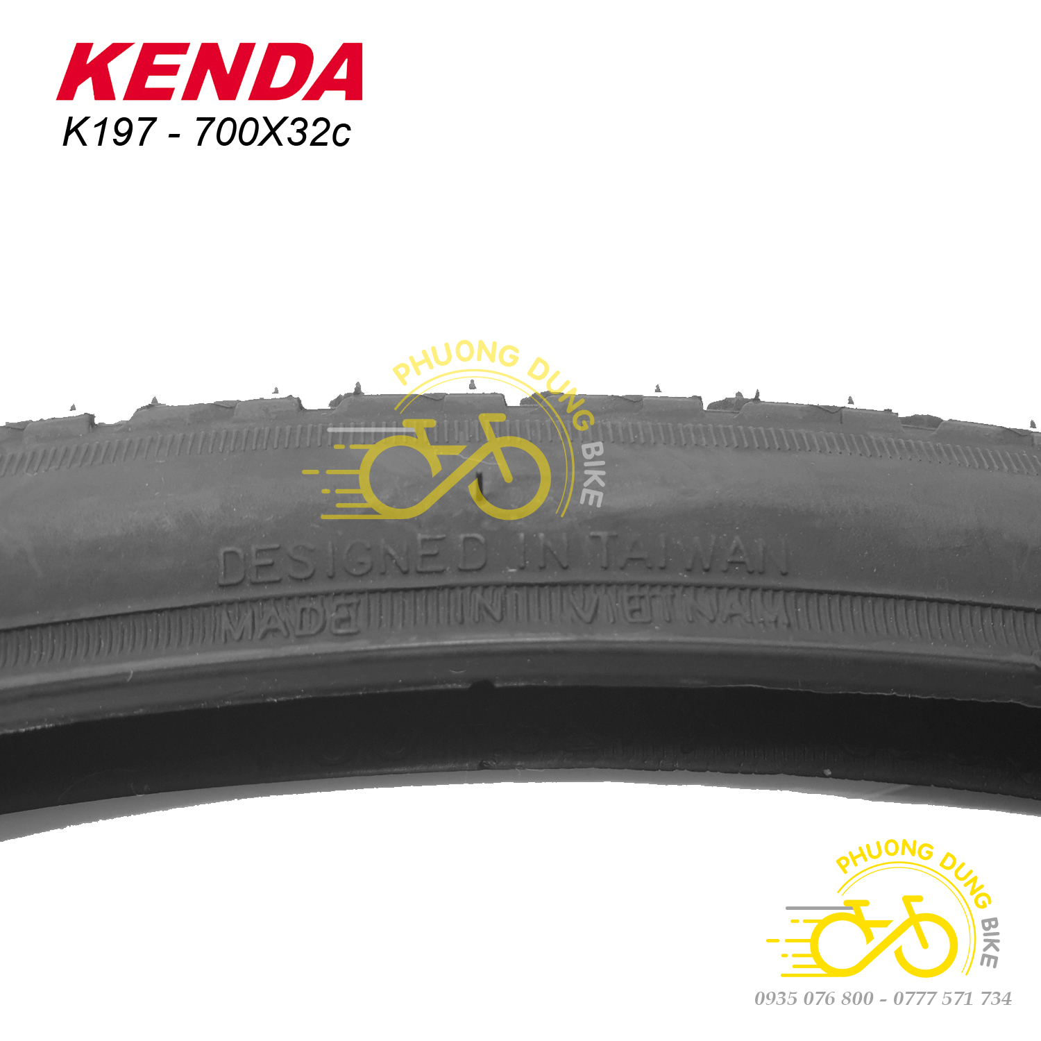 Lốp (Vỏ) xe đạp KENDA VN K197 700x32C - 1 Cái