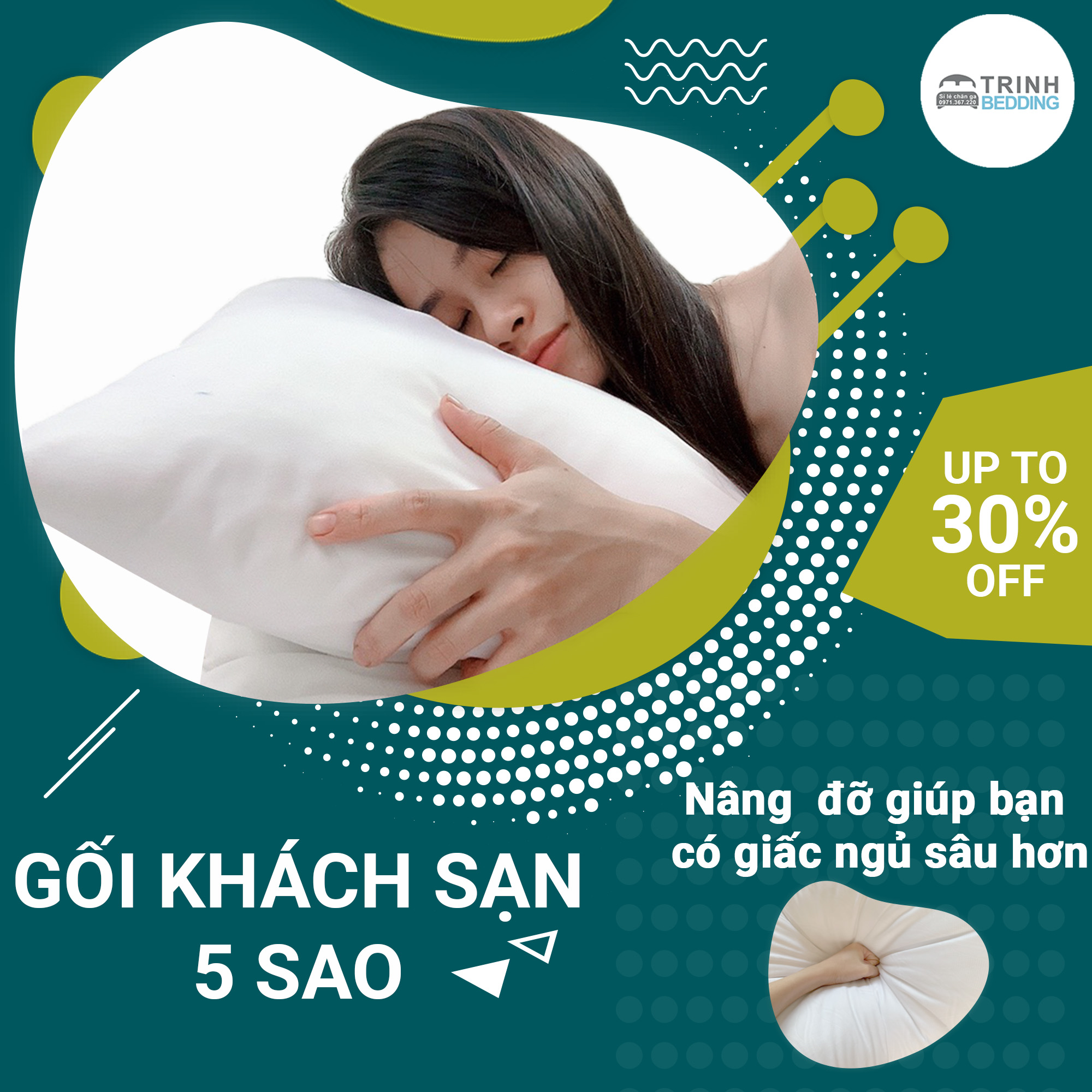 Ruột Gối Nằm / Ruột gối ôm Micro Ball Trinh bedding