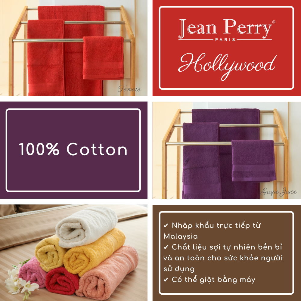 Khăn cotton Jean Perry Hollywood