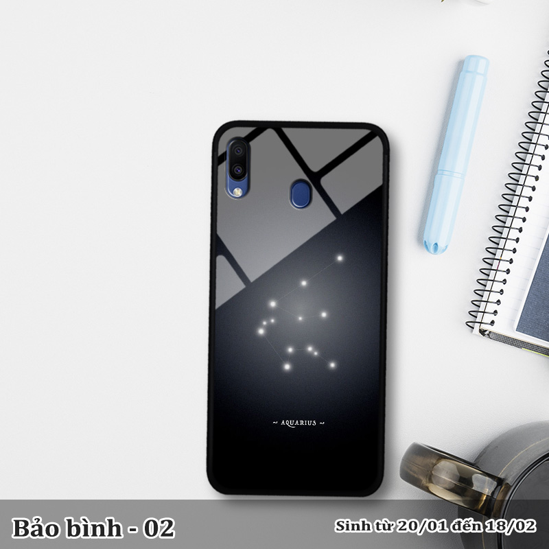 Ốp kính SAMSUNG M30 in cung hoàng đạo