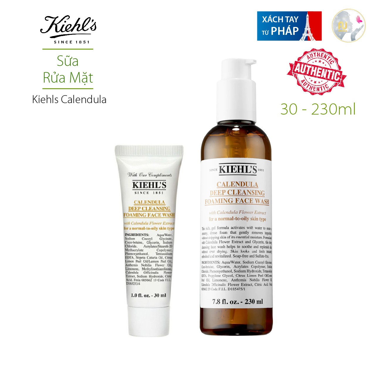 Sữa Rửa Mặt Kiehl’s Calendula Deep -PVN1127