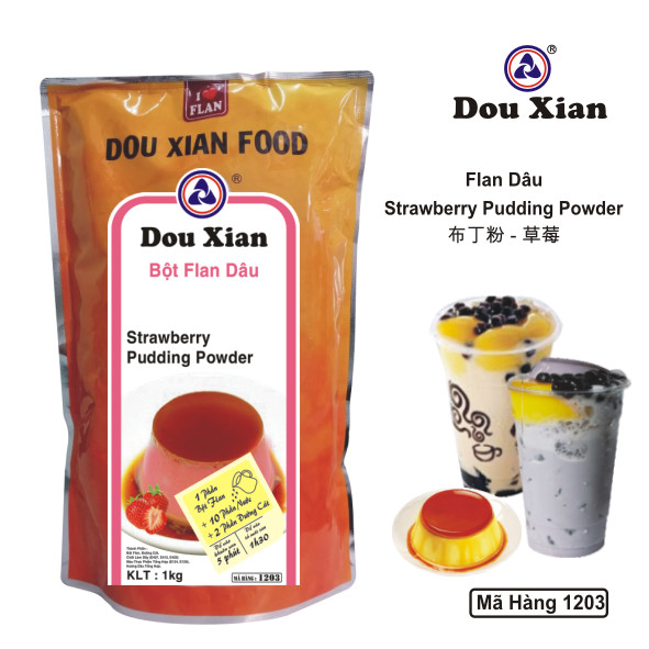 Bột bánh Flan - Pudding Dou Xian - Gói 1kg