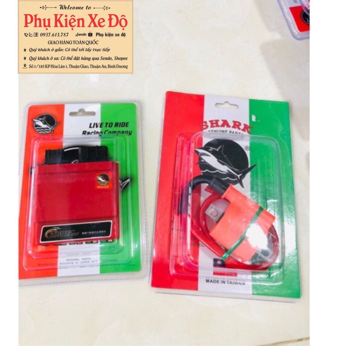 IC Shark Ex135 với mobin sườn độ mở tua