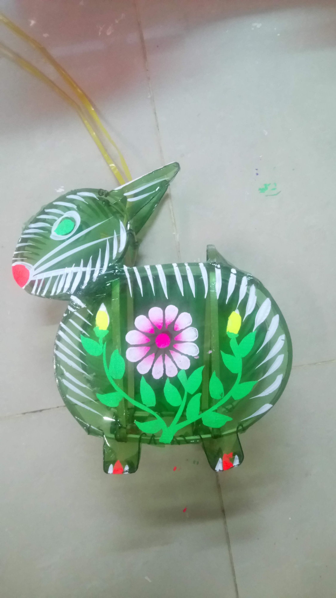 Lồng đèn thỏ kiếng tre