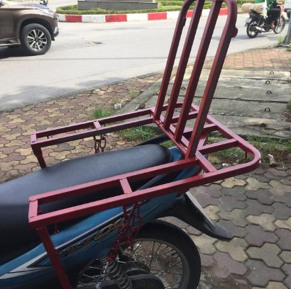 Gác baga chở hàng - kệ chở hàng đa năng - giá chở hàng dành cho xe máy, 54cmx58cm