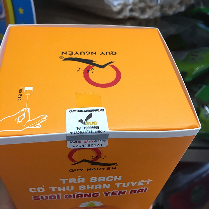 Trà bancha túi lọc Quy Nguyên Hộp 22 gói
