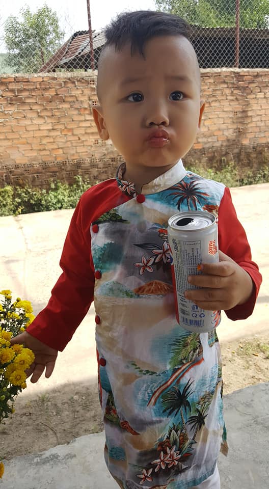 Rập Giấy TC003 - Áo dài bé trai