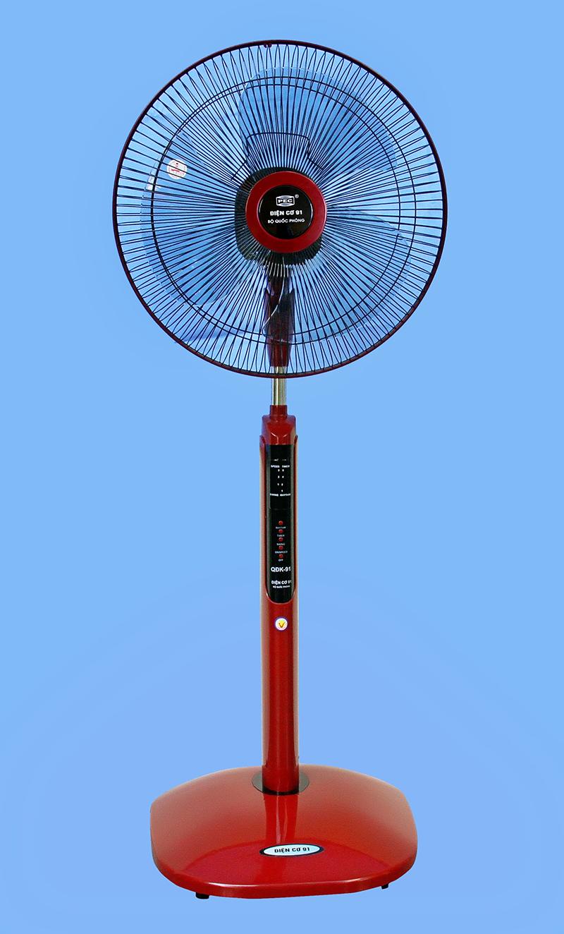 Quạt cây điện cơ 91 QĐK-91 (màu đỏ)