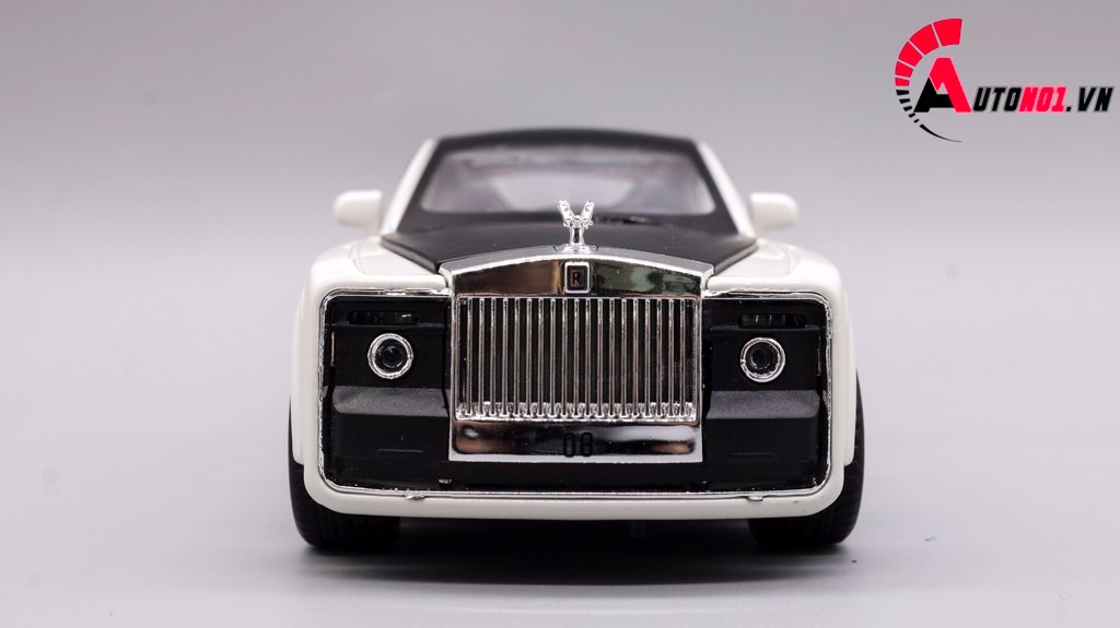 MÔ HÌNH XE ROLLS ROYCE SWEPTAIL WHITE BLACK 1:24 XLG 7657