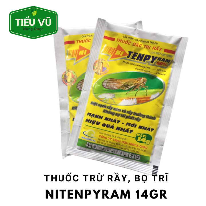 30 gói Thuốc trừ Rầy, Bọ Trĩ Chet Ray 14gr