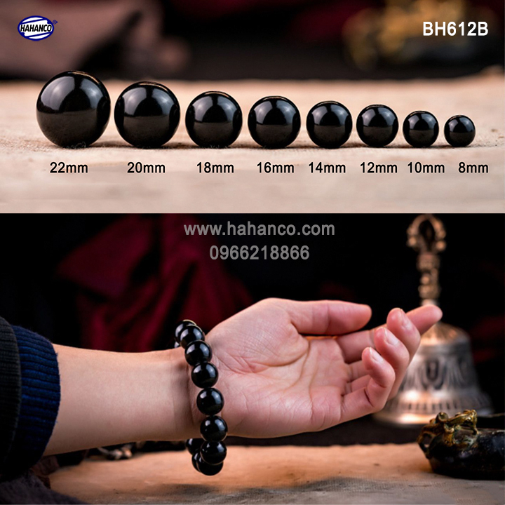 Vòng tay sừng trâu đen - Giúp tâm bạn tĩnh chế ngự nóng nảy - tâm linh - Tài Lộc (BH612B) Bracelet of Hahanco
