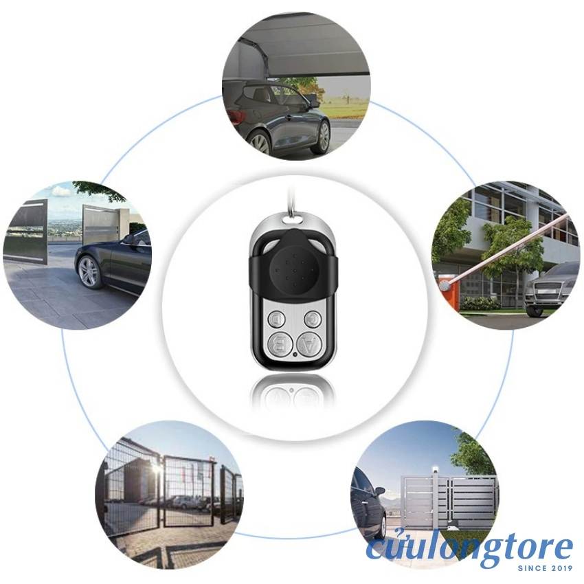 Electronic Car Rolling Door Key Copier learns the command to copy the key from the remote control 433mhz