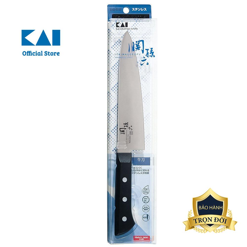 Dao làm bếp Nhật cao cấp KAI Wakatake Chef - Dao thái thịt cá AB5422 (180mm)