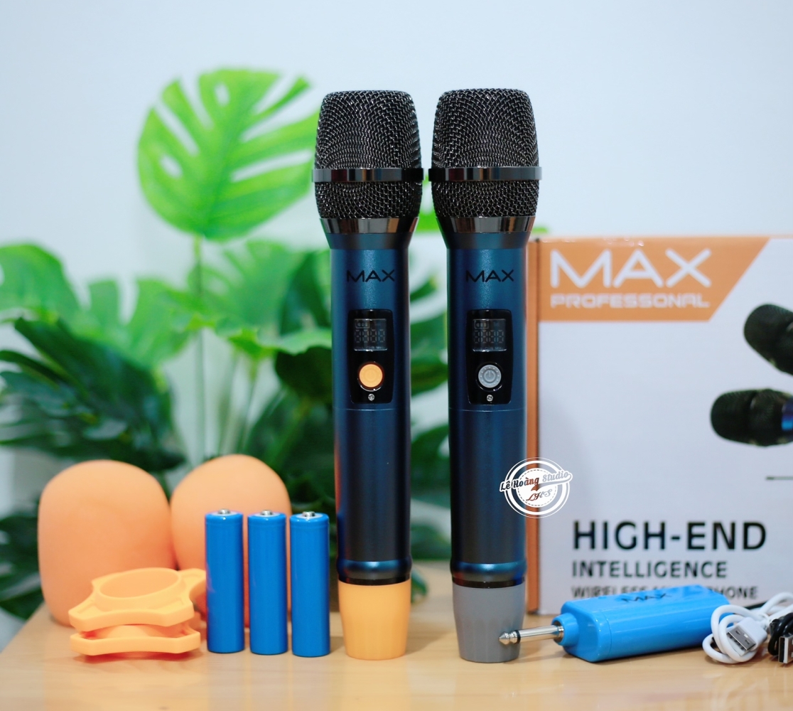 Trọn bộ sản phẩm Micro Không dây Max 21, Max 32, Max 39, Max 56 siêu phẩm