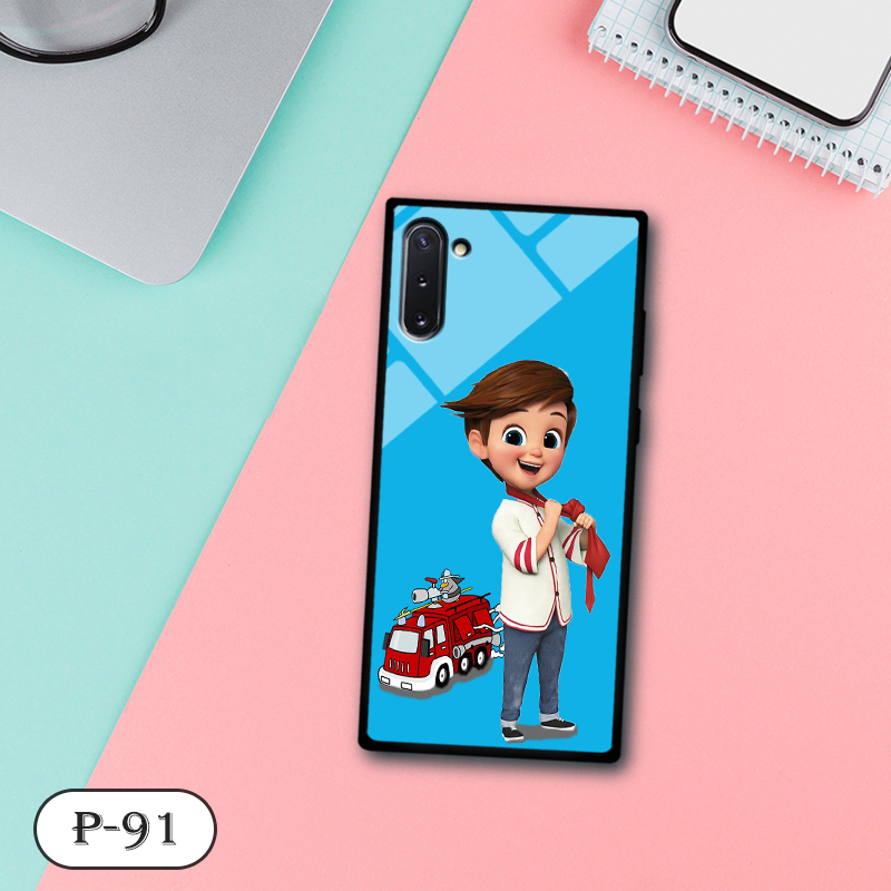 Ốp lưng kính 3D cute Samsung Note 10