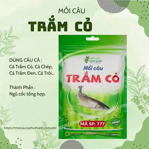 Mồi Câu Trắm Cỏ mã 777