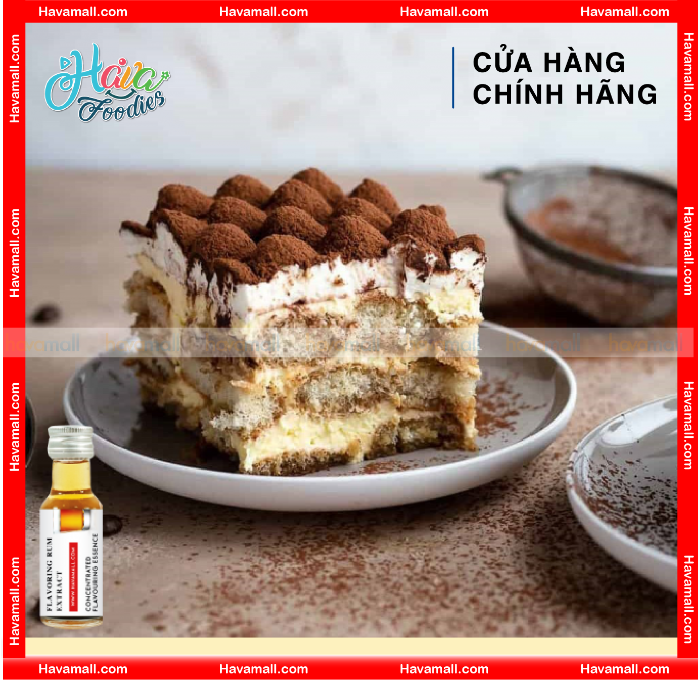 Tinh Chất Rư.ợ.u Rum Havafood 28ml – Flavoring Rum Extract