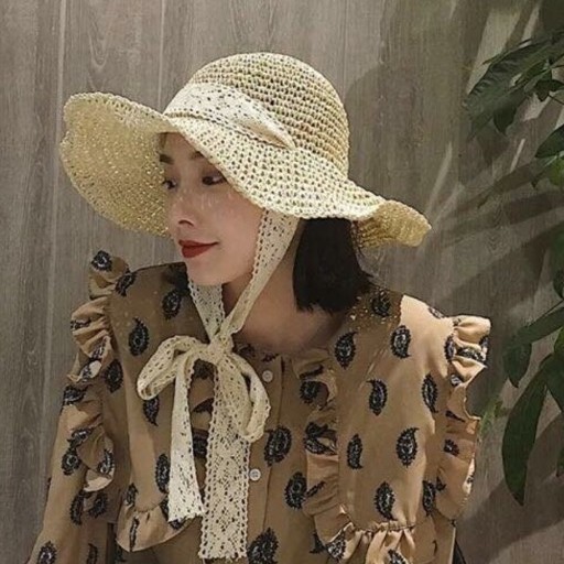 Nón Cói Dây Ren Đi Biển