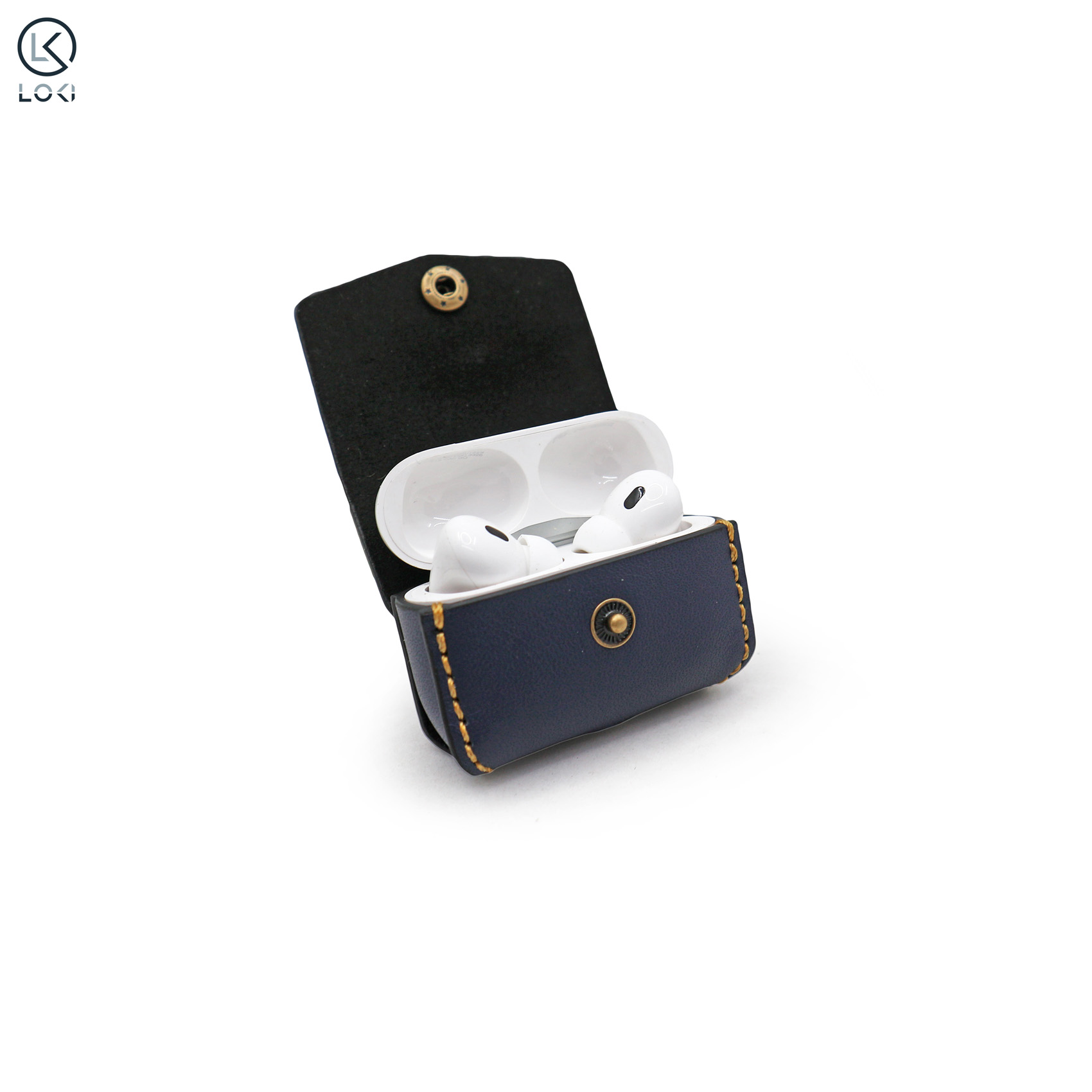 Bao da Airpods Pro - [Da thật 100% - Handmade - Free khắc tên] Manory Leather
