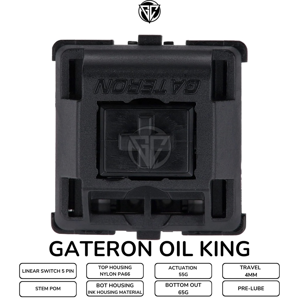 Gateron Oil King Linear Switch - Switch cho bàn phím cơ