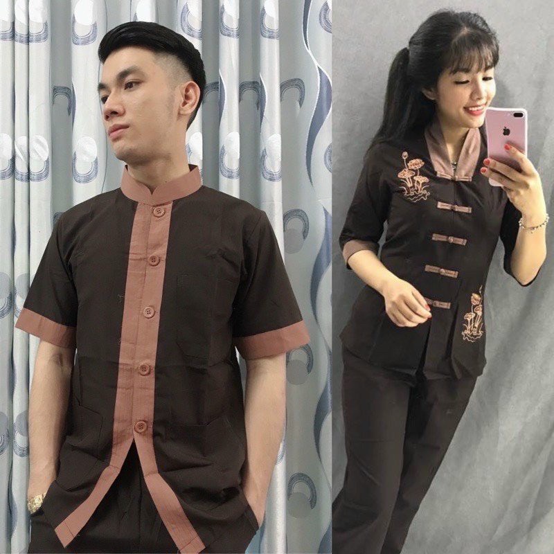 ĐỒ LAM KT #ĐỒ LAM ĐI CHÙA#pháp phục đi chùa#lãnh tụ nam