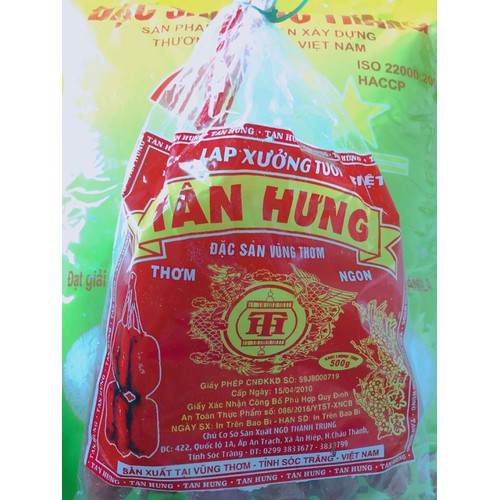 Lạp Xưởng Mai Quế Lộ Tân Hưng Túi 500g