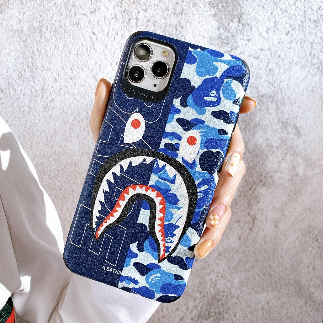 Ốp Lưng Da IMD Bape