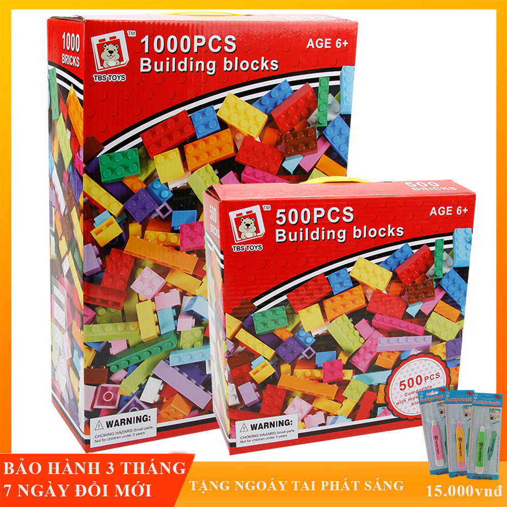 Đồ chơi xếp hình 500 chi tiết Và 1000 chi tiết. Lego xếp hình lắp ghép đa dạng giành cho bé, giúp bé phát triển trí não.