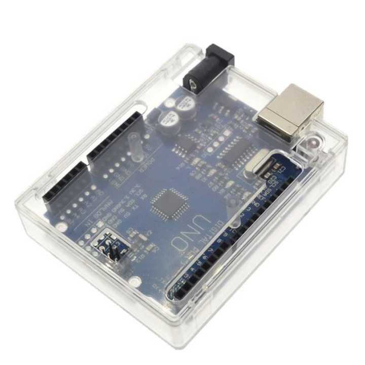 Vỏ case mica - Case đựng, bảo vệ Arduino Uno R3