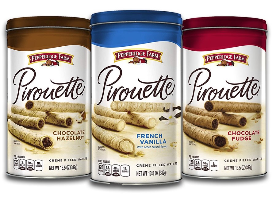 Date 04/26 Pepperidge Farm Waffles 382g Chocolate / Vanilla / Hazelnut Chocolate Flavor