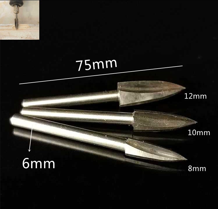 BỘ 3 MŨI PHAY GỖ