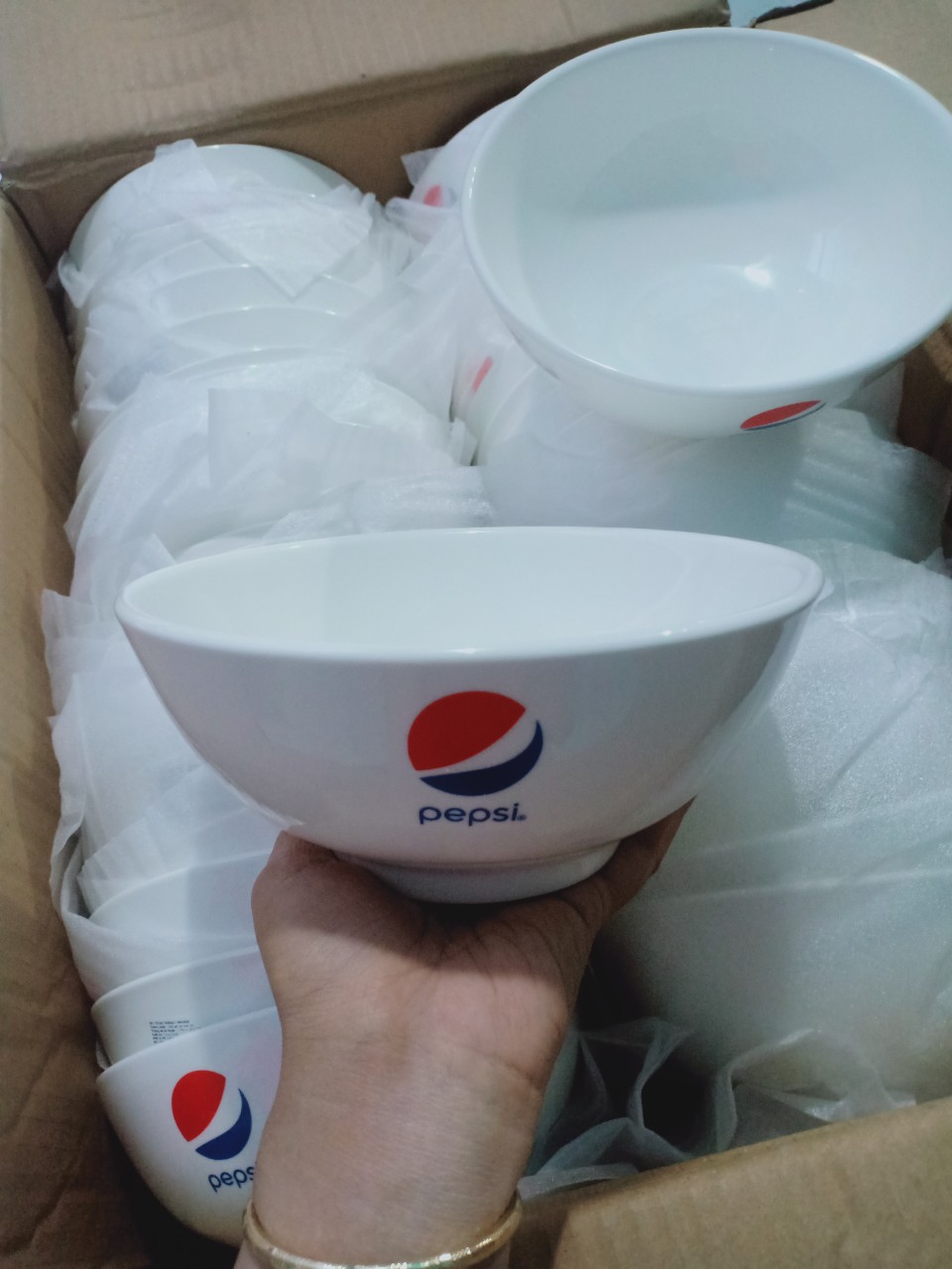 Bộ 2 Bát Tô Sứ Trắng - Quà Tặng Pepsi