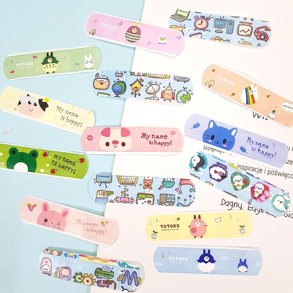Hộp 120 Miếng Dán Vết Thương Cute
