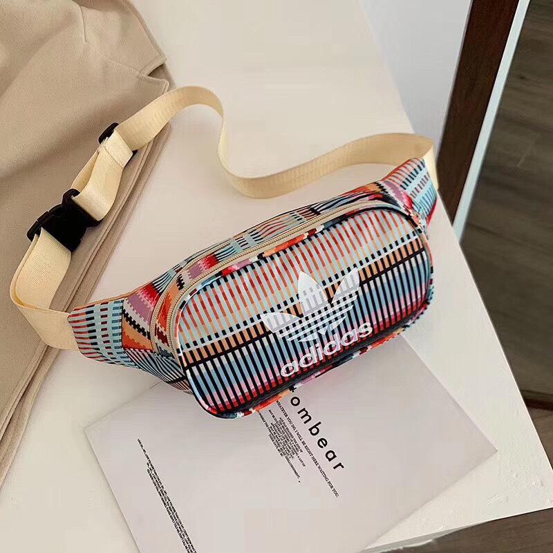 Túi bao tử Adidas hoa