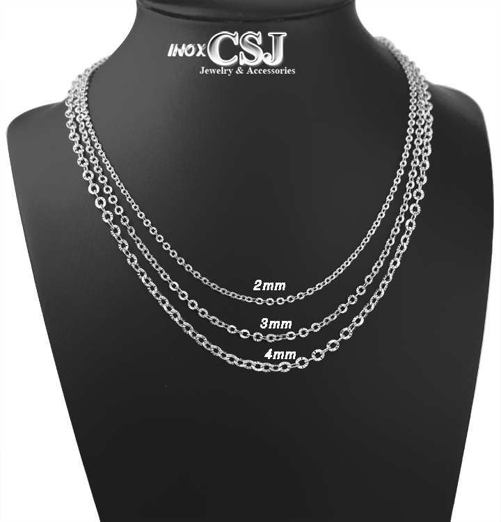 [HCM]DÂY CHUYỀN CHỮ CONG INOX CHẠM CHIẾU