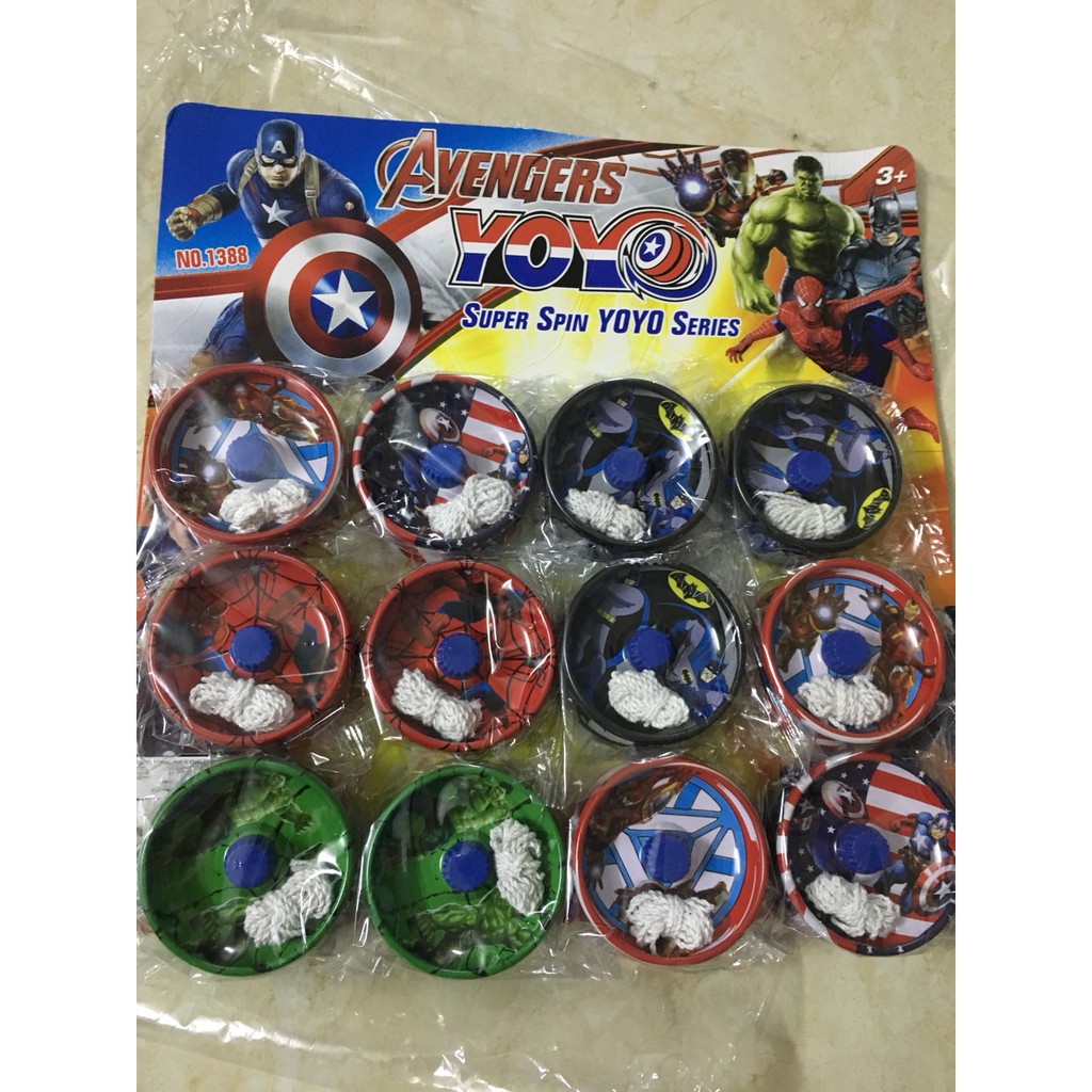 Sỉ 10c quay YoYo sắt Avengers