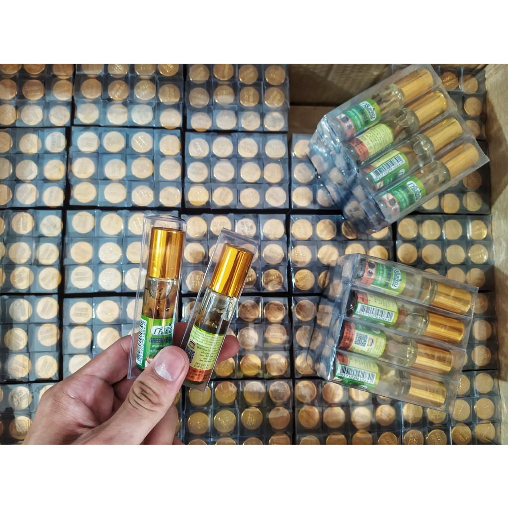 Dầu Lăn Nhân Sâm Thái Lan - Green Herb Oil 8ml