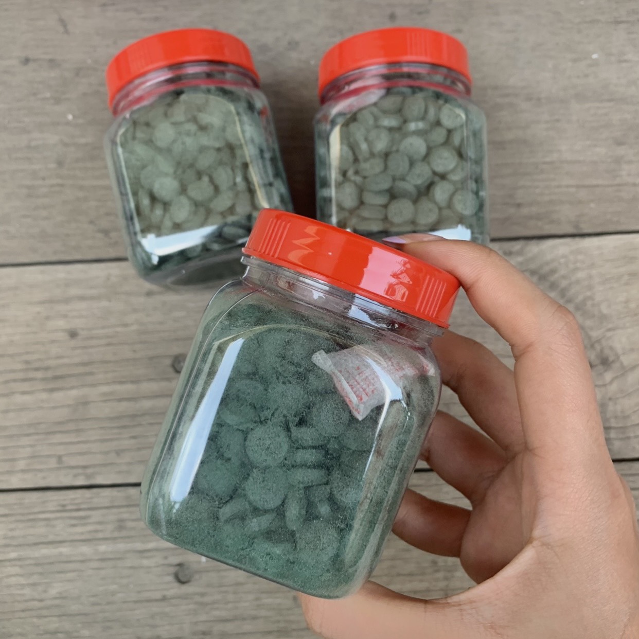 [HCMHủ]50gram Tảo Viên - Thức Ăn Nuôi Artemia Cá Tép Cảnh.