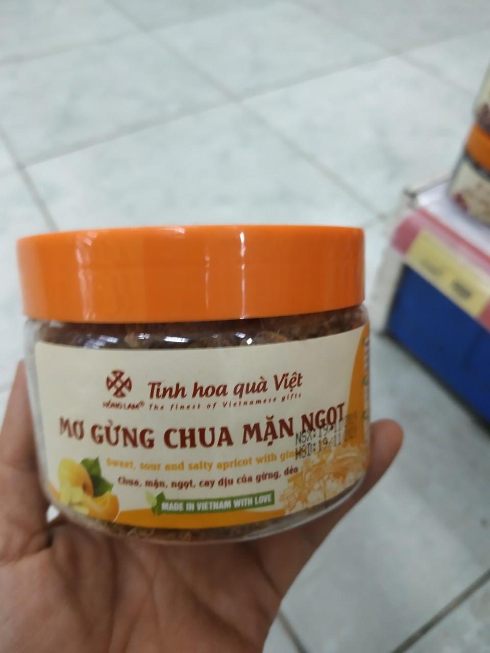 mơ gừng chua mặn ngọt 200g