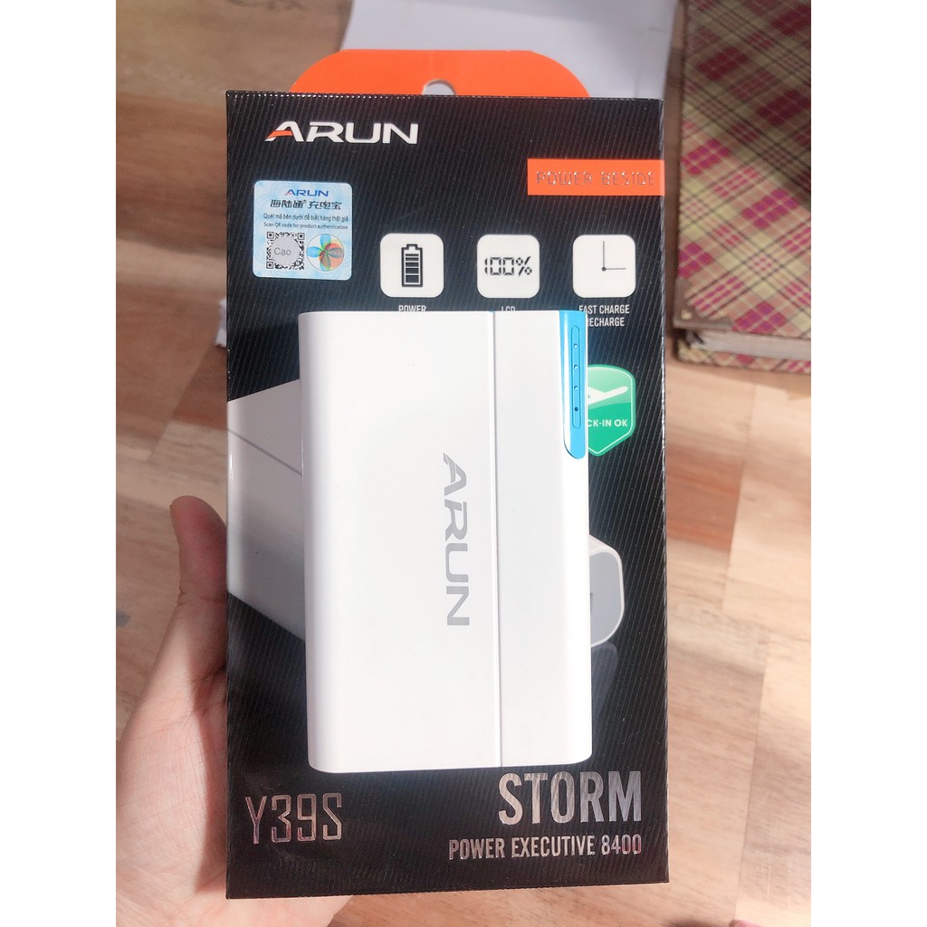 Sạc dự phòng arun 8400mah - hàng chính hãng